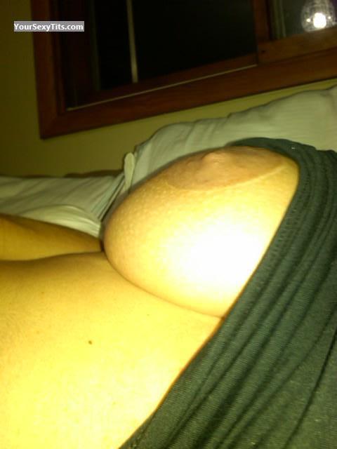 Tit Flash: Wife's Big Tits - Just Me from United States